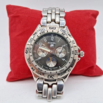 Reloj Fossil Blue BQ - 8777 usado, muy buen estado. Foto 1 de 4