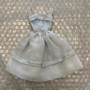 Vintage Barbie Movie Date #933 60er Jahre blau weiß Streifen Kleid Kleidung Outfit - Bild 1 von 12