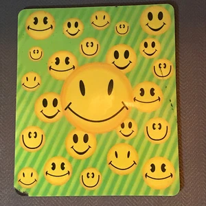 1990s Mousepad Smile Mouse Pad Vintage Smiley Face - Bild 1 von 2