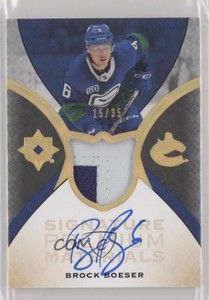 2019-20 Ultimate Collection Signatures Premium Materials /35 Brock Boeser Auto