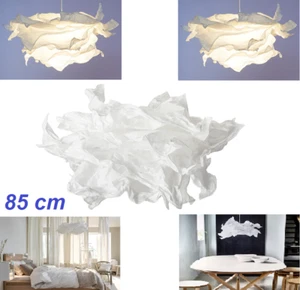 New Ikea KRUSNING Pendant lamp shade, white, 55 x 85 cm Stylish Lamp Shade - Picture 1 of 6