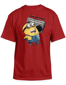 Despicable Me 2 Boomin Youth Red T-Shirt - Picture 1 of 5