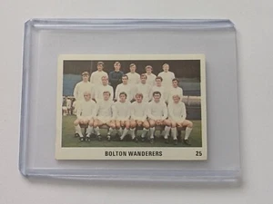 Tarjeta intercambiable de fútbol americano Bolton Wanderers 1970/71 The Sun #25 foto del equipo - Imagen 1 de 5