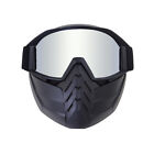 Lunettes de sports de neige hiver ski motoneige snowboard UV400 lunettes avec masque facial