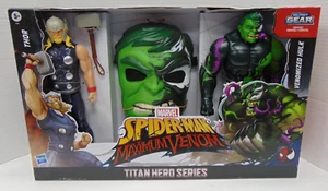 TITAN HERO SERIES Blast Gear Thor & Venomized Hulk Action Figure 2-Pack w mask - Picture 1 of 4