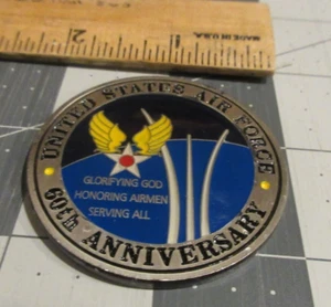Air Force Chaplain Service Summit USAF 60th Anniversary Challenge Coin - Bild 1 von 2