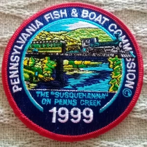 Pennsylvania Fish & Boat Commission 1999 Susquehanna On Penns Creek Patch - Picture 1 of 2