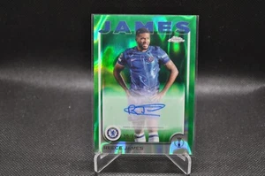 Reece James 2024-25 Topps Chrome UCC CA-RJ Autograph Neon Green Lava Refrac /99 - Picture 1 of 2