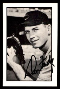 1983 Reprint Baseball #5 Dee Fondy 1953 Bowman B&W Signed Auto (no COA) - Picture 1 of 2