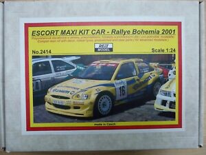 Maquette 1/24 Reji Model Ref 2414 Escort Maxi Kit Car - Rallye Bohemia 2001
