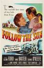 Follow The Sun Poster Us Poster Anne Baxter Glenn Ford 1951 OLD MOVIE PHOTO