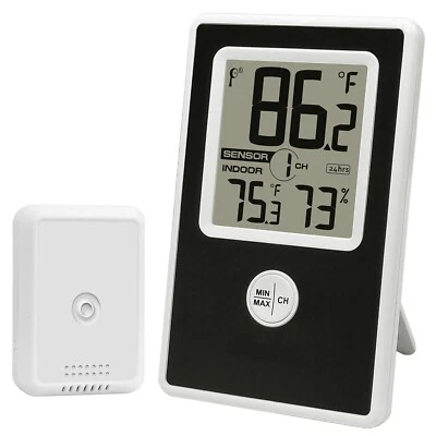 Digital Indoor Temperature Monitor Wireless Outdoor Thermometer Sensor - WS0403 - Image 1 of 4