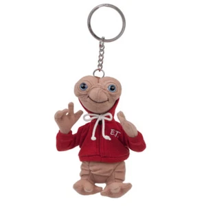 Universal Studios Extra Terrestrial E.T. Red Hoodie 6" Plush Keychain New w Tags - Picture 1 of 3