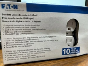 TR270W EATON Standard Duplex Receptacle ( 10 Pack ) - Picture 1 of 3