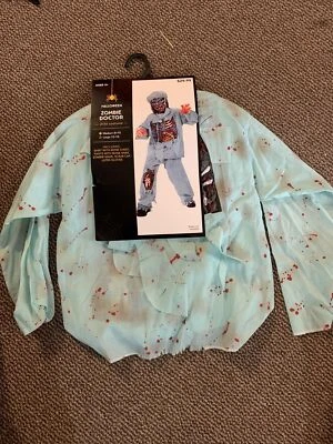 Disfraz de Zombie Doctor Niño Grande-NUEVO-SE ENVÍA EL MISMO DÍA HÁBIL  Foto 1 de 4