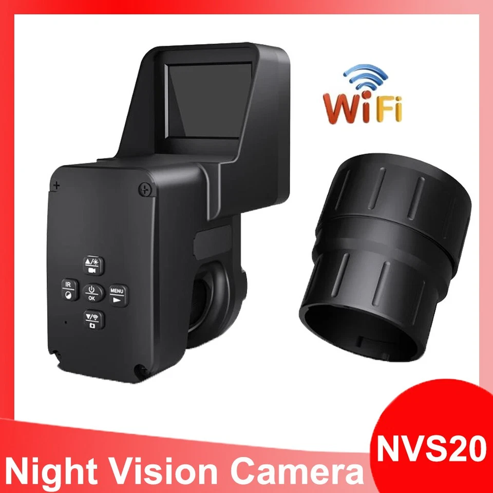NVS20 Digital Night Vision Rifle Scope APP WIFI Connect 1080P Camera Recorder - Image 1 of 4