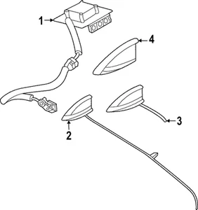 Genuine Nissan Cover 28228-6FP2B - Picture 1 of 2