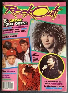 ROCK-OUT #2 1987 Madonna BEASTIE BOYS Billy Idol SAMANTHA FOX REO Speedwagon U2 - Picture 1 of 12
