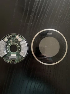 Nest Learning Thermostat 2nd Generation 02A Stainless Steel Untested - Picture 1 of 6
