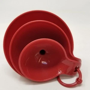 Good Cook Juego de 3 Embudo de Plástico Herramienta de Cocina, Pequeño, Rojo 144A GoodCook - Imagen 1 de 10