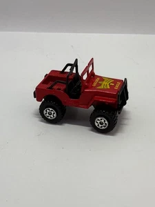 Vintage 1981 Matchbox 1/59 Diecast Red Jeep Wrangler 4X4 Golden Eagle Macau - Picture 1 of 11