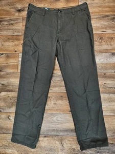 New G.H. Bass & Co. Men's Flat Front Heavy Cargo Canvas Terrain Pants 40x34 - Picture 1 of 7