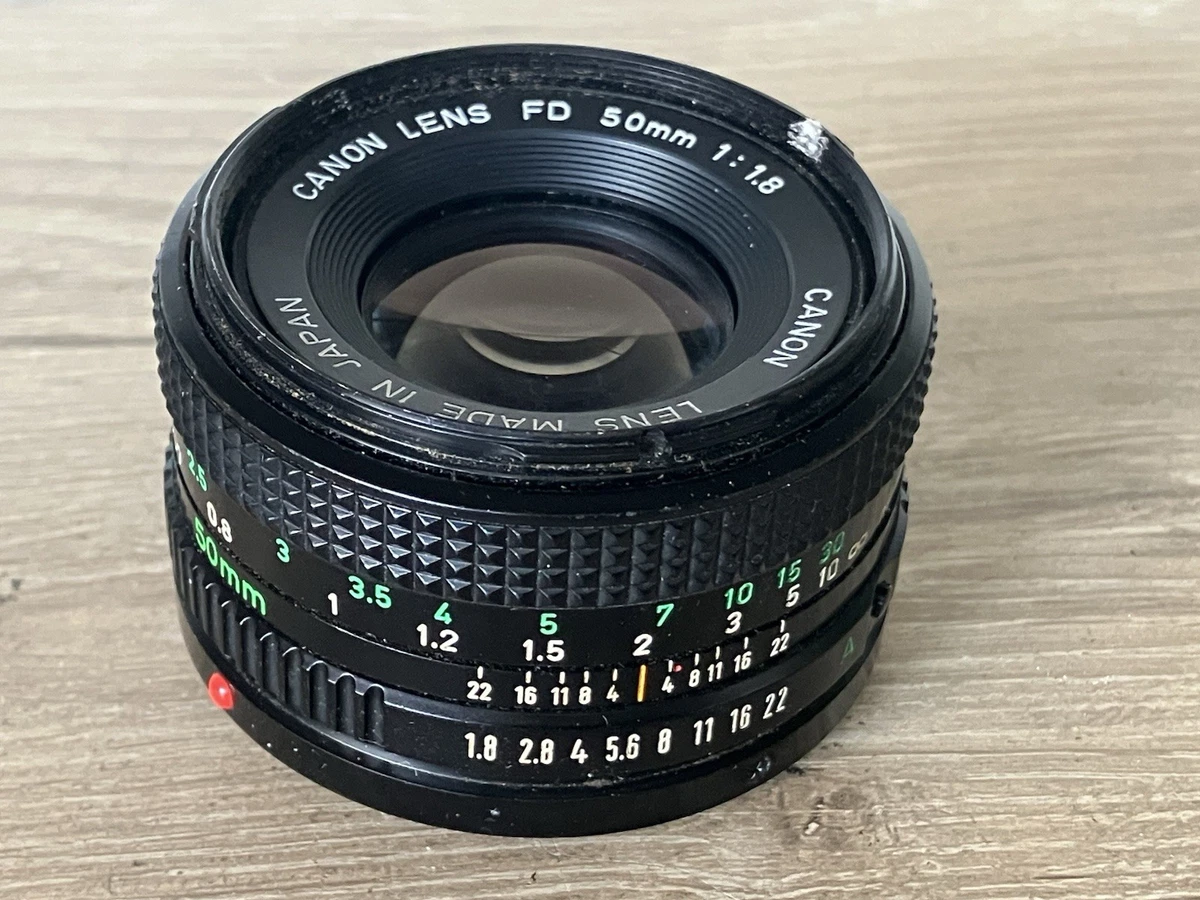 Canon FD f/1.8 Camera Lenses 50mm Focal for sale | eBay