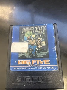 Miner 2049er Atari 400/800 Game Cartridge 1982 Big Five Loose Cart Only Ce - Picture 1 of 4