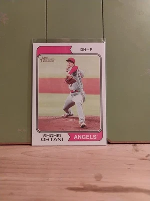 2023 Topps Heritage - Nickname Variation Shohei Ohtani #20 - Image 1 of 2