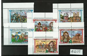 Union Island Stamps Sc#1-6 1984 First Issue with SPECIMEN overprint #6605 - Picture 1 of 2