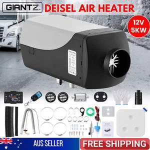 Air Diesel Heater 12V 5KW Caravan LCD Bluetooth Remote Motorhome Thermostat Tank - Picture 1 of 7