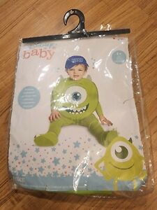 Disney Baby Monsters Inc Mike Wazowski Costume Dress Up Size 12 to 18 Months