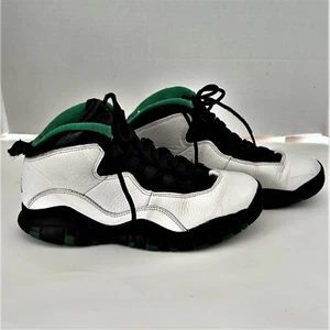 Nike Air Jordan 10 Retro "Seattle" weiß-grün Größe 7Y [310806-137] - Bild 1 von 8