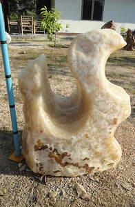 OZEANFINDLING Findling 93x74cm Naturstein Meeresgestein Dekostein Stein Onyx - Bild 1 von 1