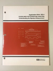 Vintage 1981 HEWLETT-PACKARD Guideline Signature Analysis Measurement 222-4 - Picture 1 of 11