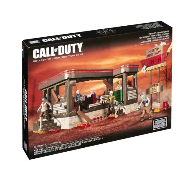 Mega Bloks Call of Duty Zombies TranZit Diner Construction Set (CNG84)