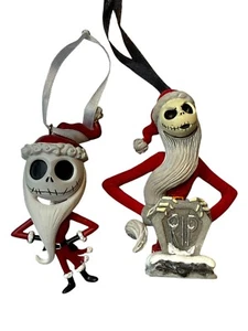 Disney Jack Sandy Claws Nightmare Before Christmas Sketchbook Ornament Lot - Picture 1 of 8