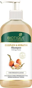 Biotique Eggplex & Keratin Shampoo Thicker &Shinier Hair Prevents Breakage 300ml - Picture 1 of 3
