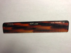 Kent 2T 6" 158mm HandMade Coarse/Fine General Grooming Comb. Sawcut - Picture 1 of 1