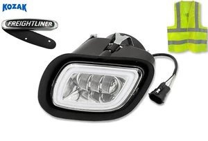 Niebla LED cromada completa con anillo de halo DLR izquierdo para Freightliner Cascadia 2008-2017 - Imagen 1 de 9