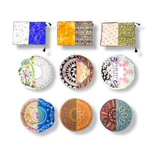 -8.5% Seletti Hybrid x9 Hybrid Tablemats, Vinyl, Cork & Fabric £237.00 RRP - Picture 1 of 18