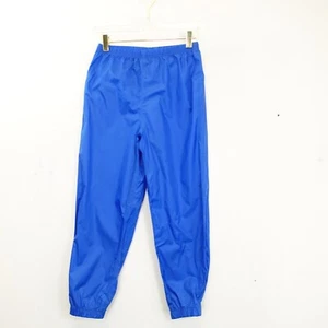 LL BEAN Kids Blue Windbreaker Pants 10 Sports Activewear Sweatpants Outdoor - Picture 1 of 11