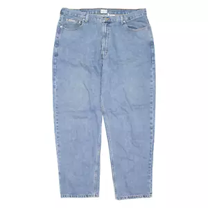 CALVIN KLEIN JEANS Mens Jeans Blue Regular Tapered W38 L30 - Picture 1 of 6