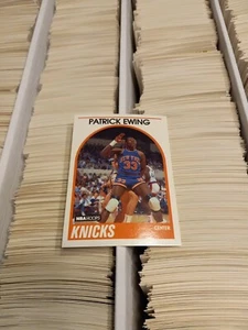 1989-90 NBA Hoops Basketball Cards Base Singles #1 to #200 - Create Own Lot - Picture 1 of 1