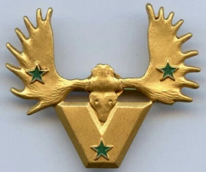 Sweden Hunting Federation 3 Stars Badge Pin Nice Grade !!! - Picture 1 of 2