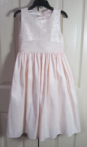 Cinderella Toddler Girl's Pale Pink Sleeveless Dress with Pearl Accents Size 6 - Picture 1 of 5