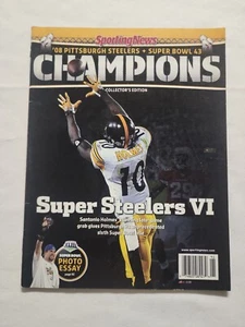 2008 SPORTING NEWS PITTSBURGH STEELERS SUPER BOWL 43 Holmes Big Ben (CP374) - Picture 1 of 3