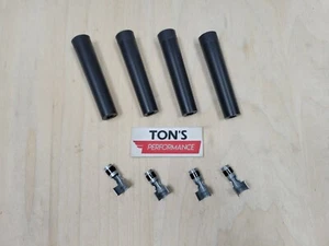 4 pack Straight Spark Plug Wire Boots With Terminals Taylor Wire USA 8mm kit - Picture 1 of 2
