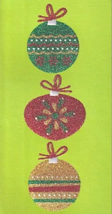 TARJETA DE NAVIDAD DE PAPIRO NUEVO EN PAQUETE PRECIO DE VENTA SUGERIDO POR EL FABRICANTE $4,95 RECINTO DE DINERO TARJETA DE BOLAS DE NAVIDAD (H4) - Imagen 1 de 3