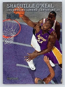 SHAQUILLE O'NEAL, 1999-00 SKYBOX METAL #105, LAKERS - Imagen 1 de 2